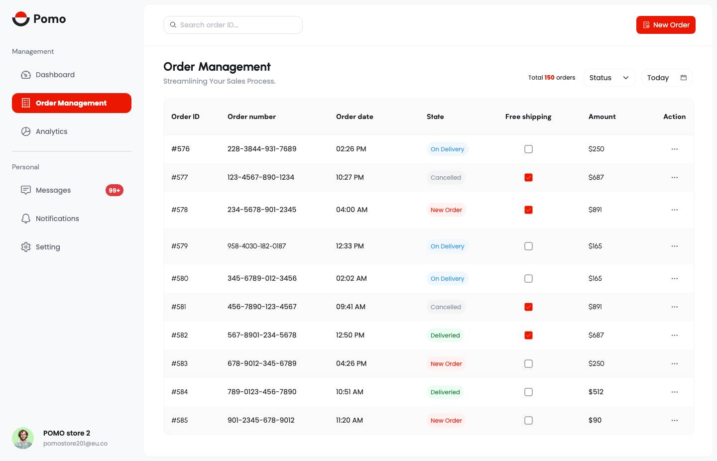 Order Management