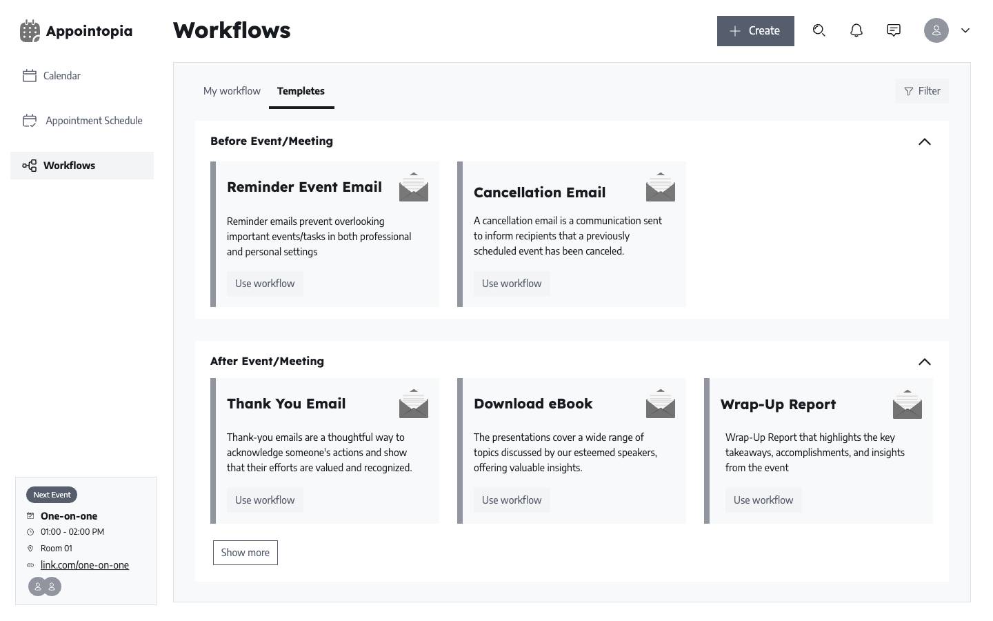 Workflows