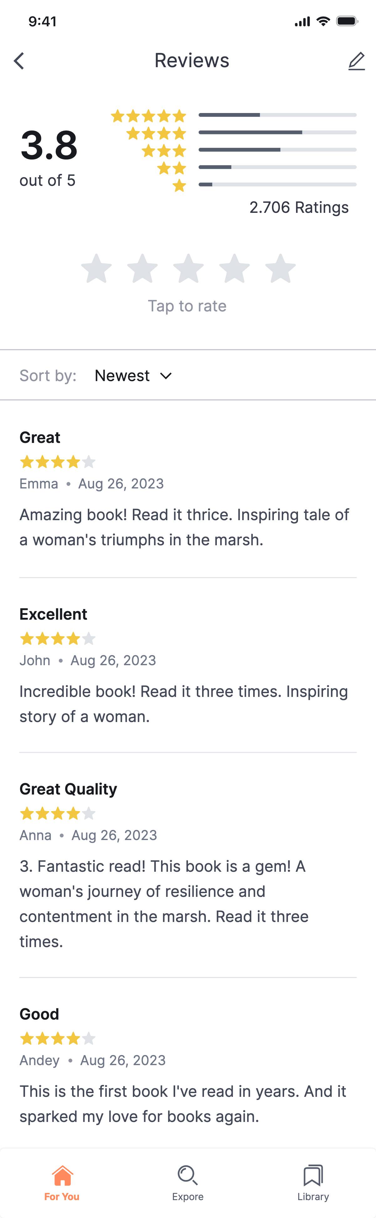 Book details - All reviews